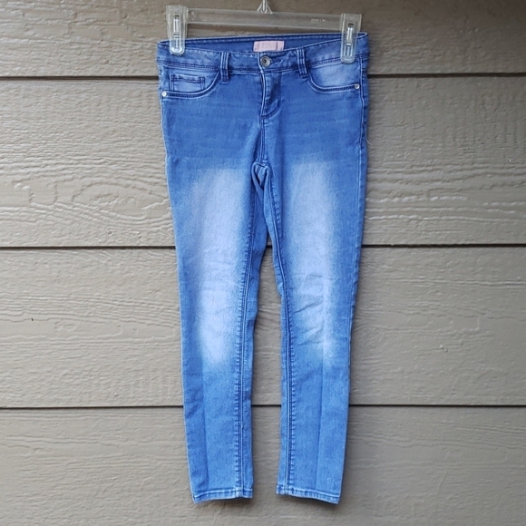 SQUEEZE Girls' 5-Pocket Skinny Jeans 8 - Picture 1 of 4